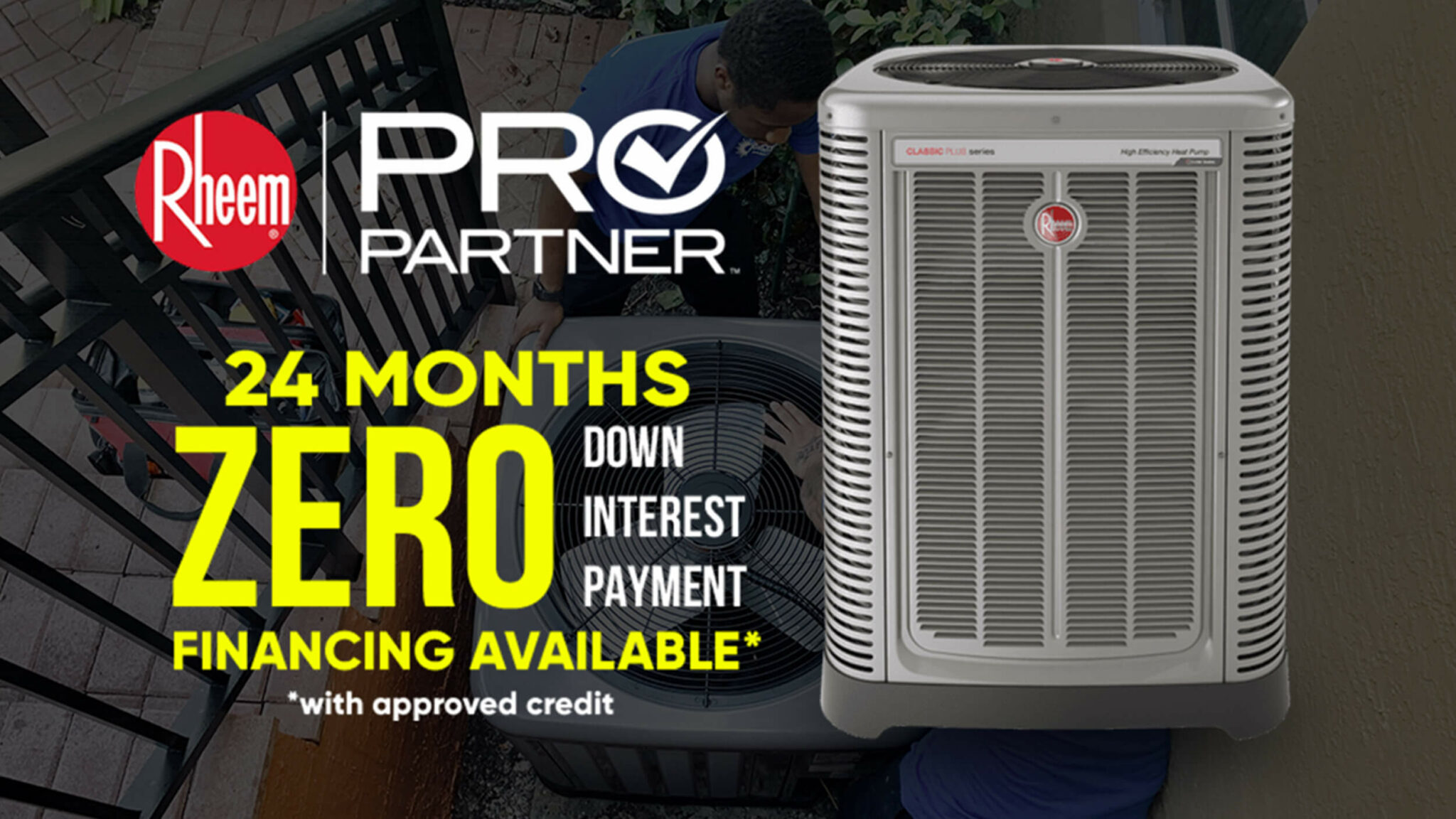 Our Rheem Central AC Financing Option Air Pros USA