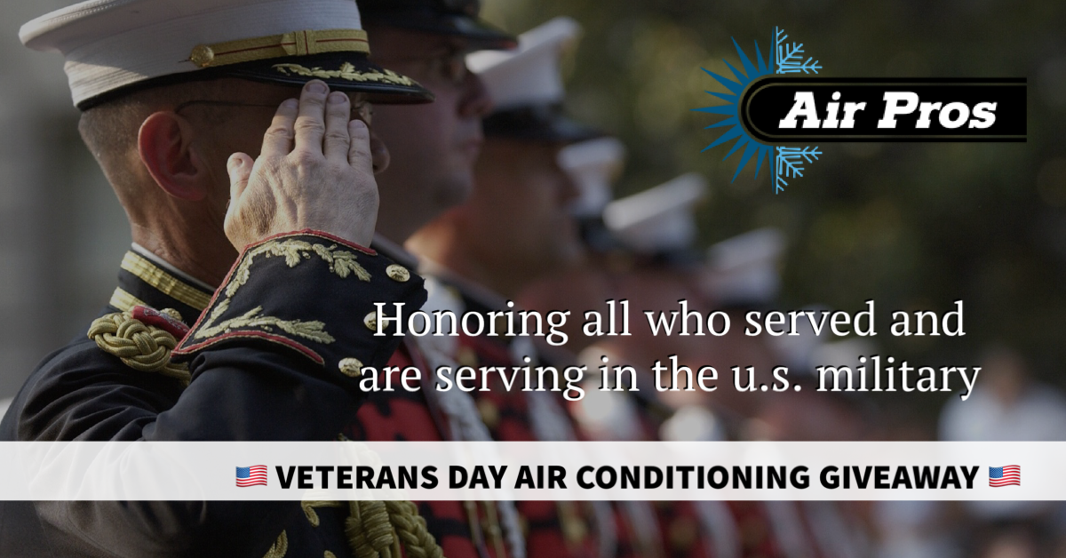 Veterans Day AC Giveaway | Air Pros USA