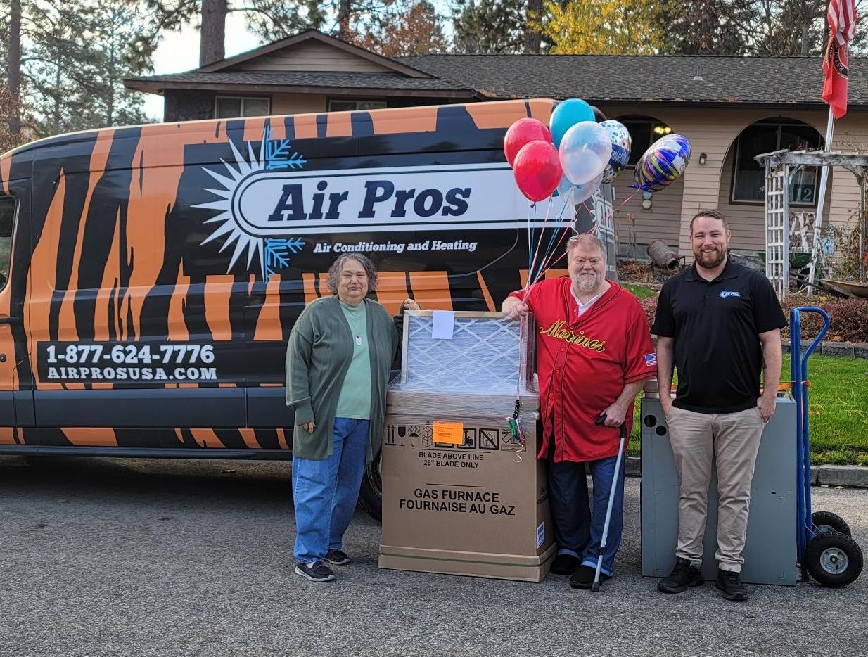 Gary & Barbara Heath with Air Pros USA